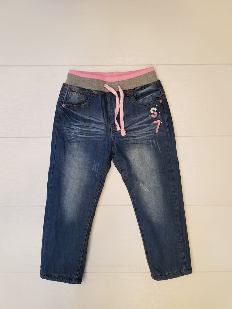 شلوار جینز دخترانه داخل خز دار 402898